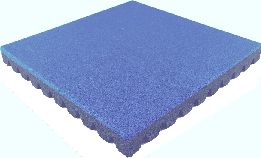 Pavimentazione antitrauma drenante - Colore Light Blue